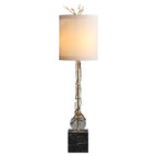 crystal fabric shade lamp