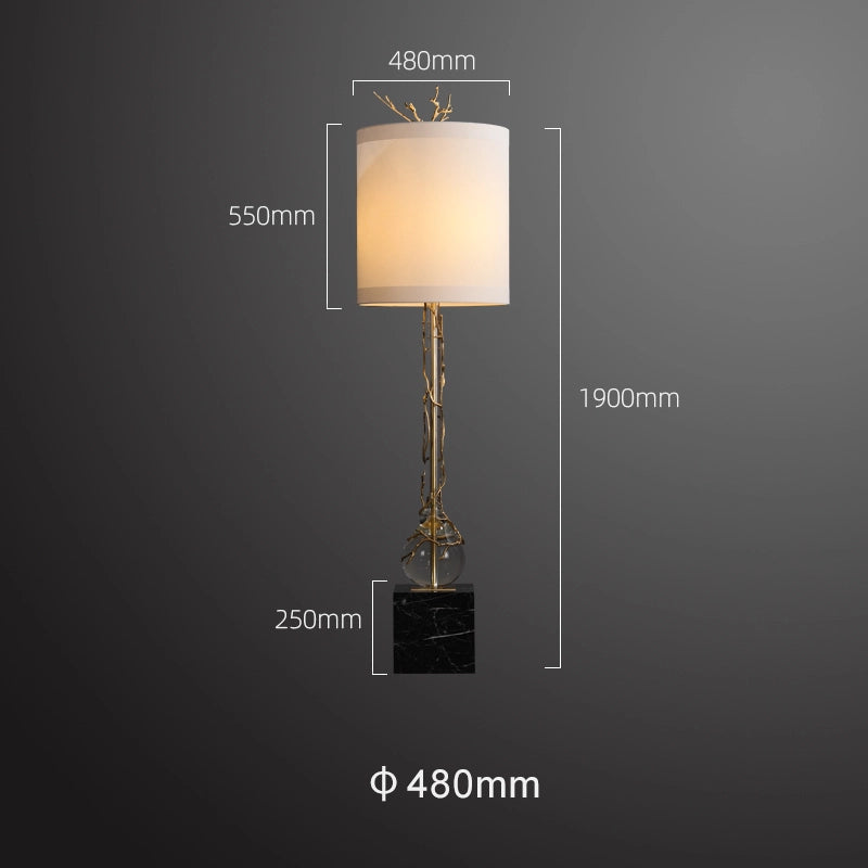 floor lamp with marble base