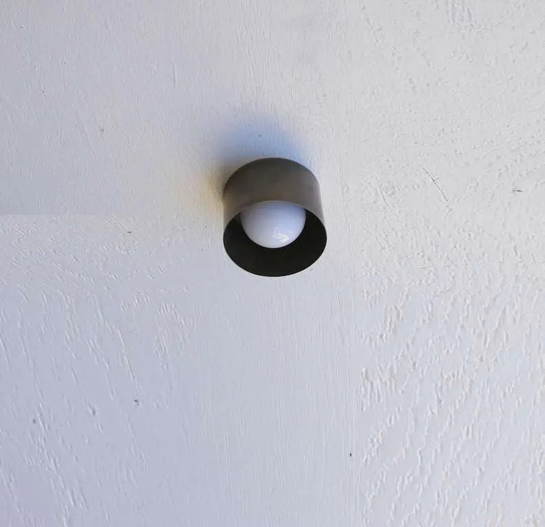 brass cylinder spot light