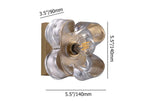 clear glass modern sconce