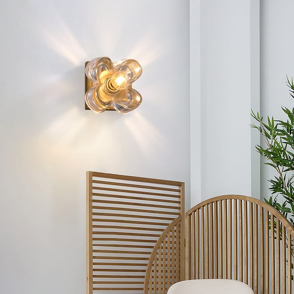 modern wall lighting brass