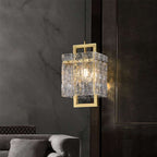 brass lighting with clear glass