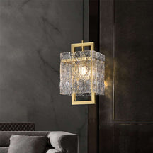 brass lighting with clear glass