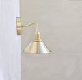 flared shade wall sconce