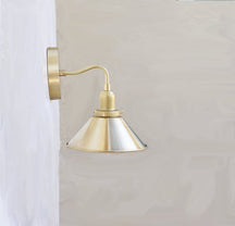 flared shade wall sconce