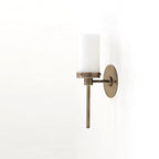 brass wall sconce
