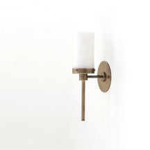 brass wall sconce