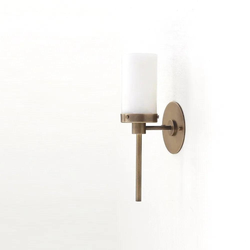 brass wall sconce