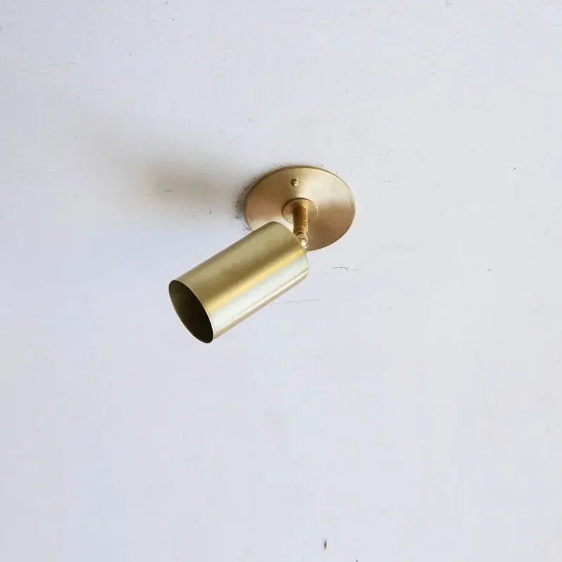 modern brass spot ceiling light