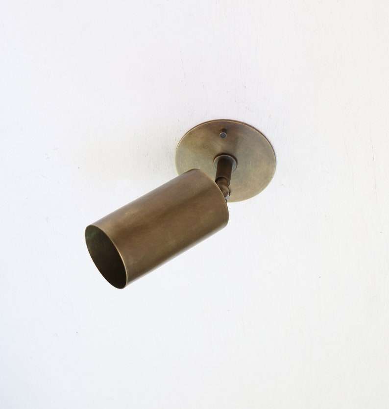 brass spot ceiling light