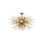 Brass Starburst Chandelier Detail 2