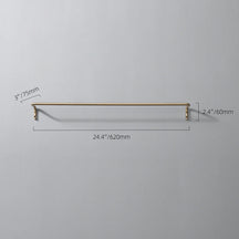 brass towel bar for bathroom
