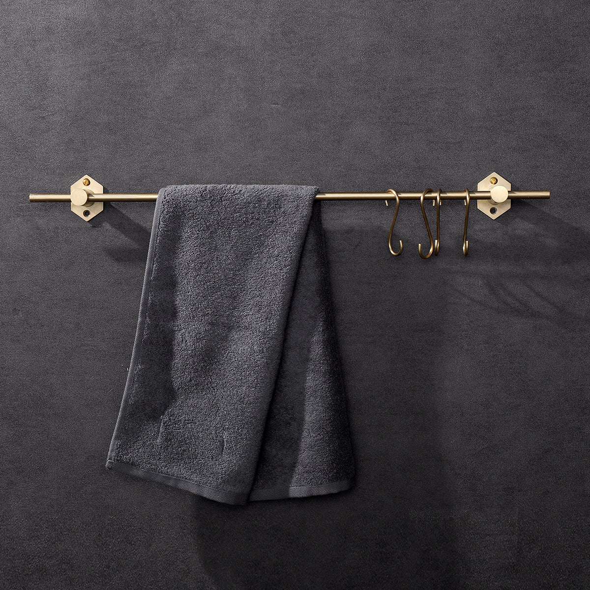 bathroom wall mount towel bar