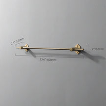 modern brass towel bar