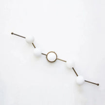 modern brass wall light
