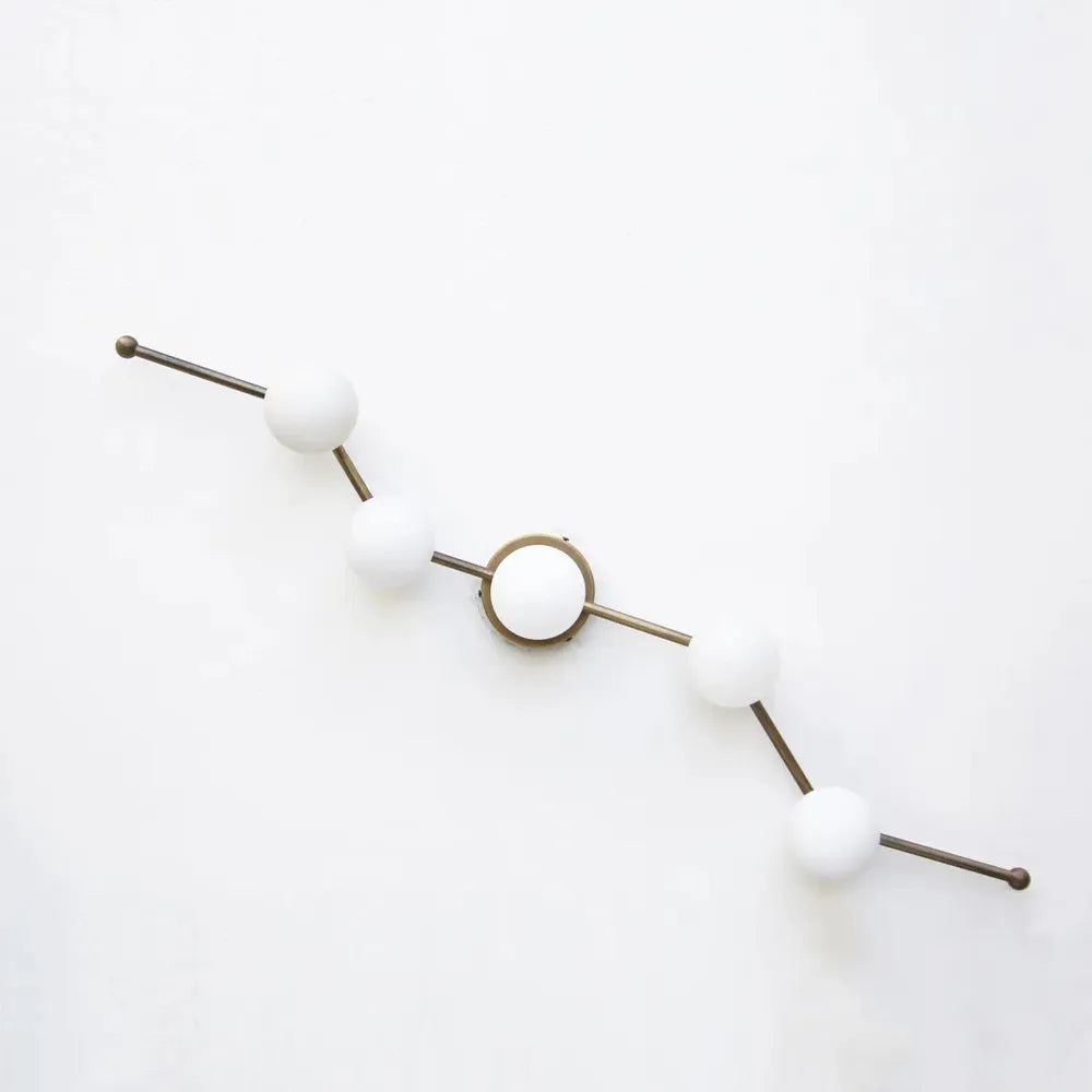modern brass wall light