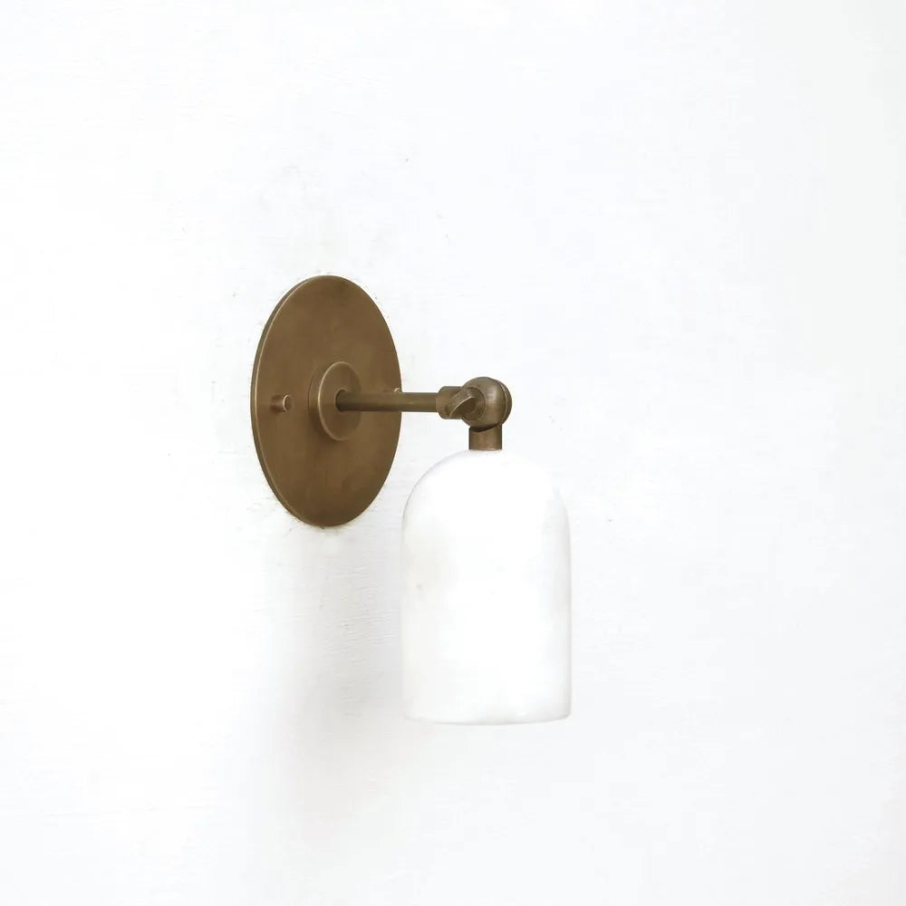 brass wall sconce