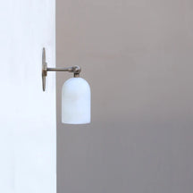 Brass Wall Sconce With Alabaster Shade – Modern Lighting Design