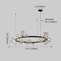 modern globe chandelier