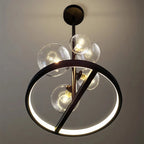 globe bubble chandelier lamp