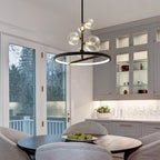 globe bubble chandelier