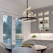 globe bubble chandelier
