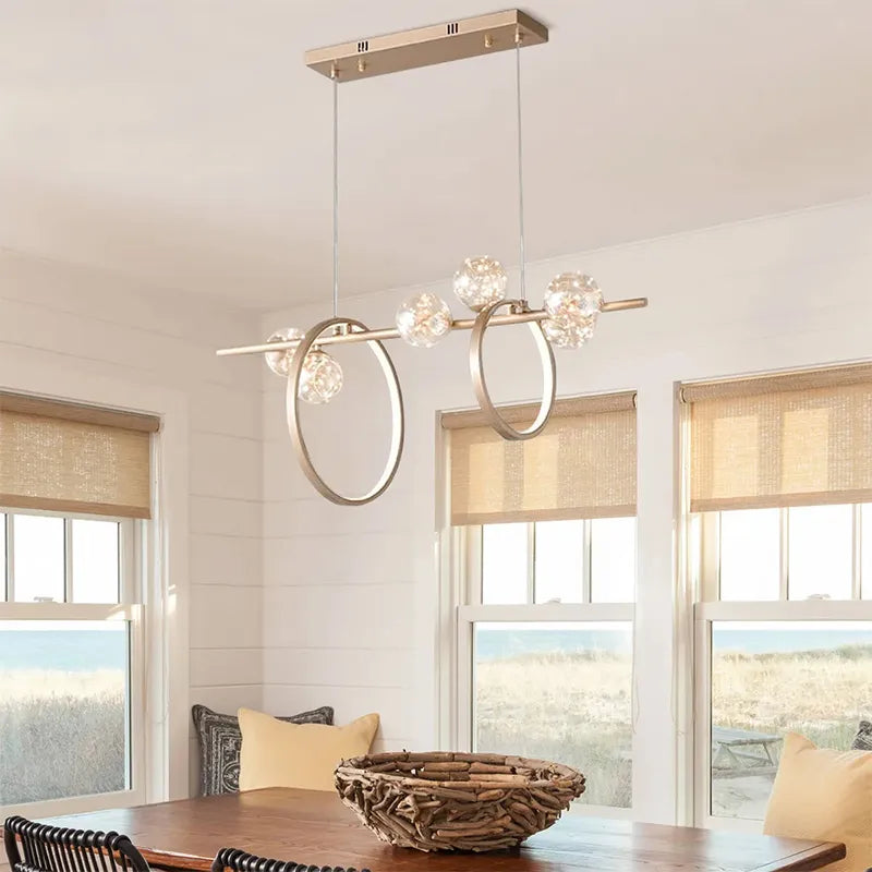 bubble island chandelier