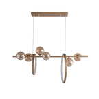 gold glass chandelier