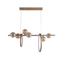 gold glass chandelier