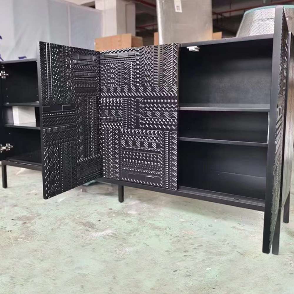 wood side table