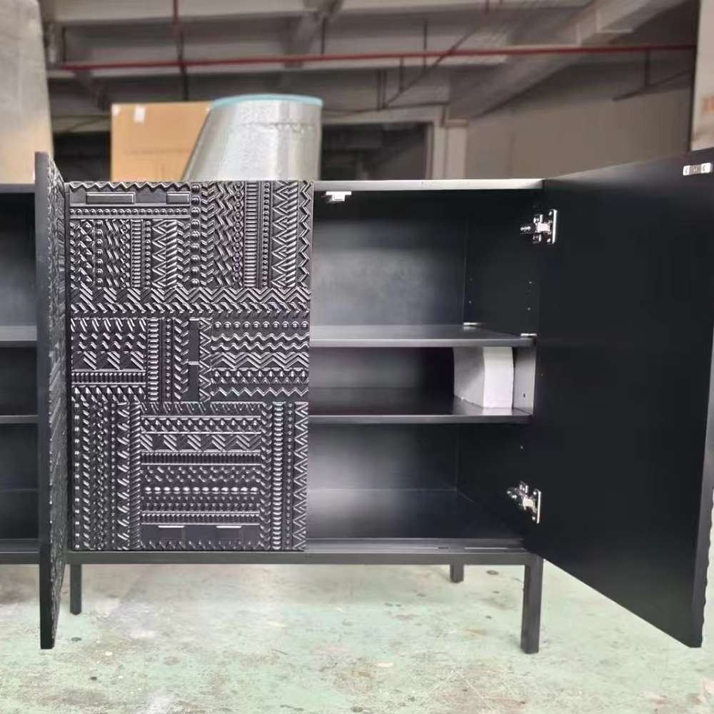 black sideboard