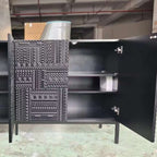 black sideboard
