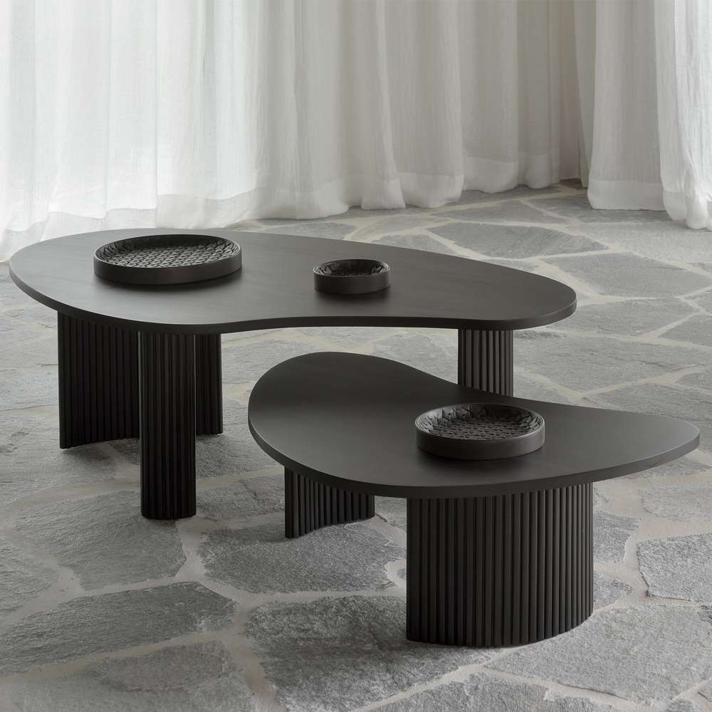 black side table