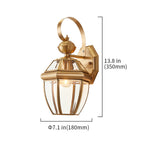 golden glass shade