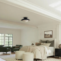 Cadence Flush Mount — Slim Ceiling Light with Soft Even Ambient Glow