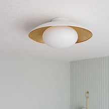 Cadence Flush Mount — Slim Ceiling Light with Soft Even Ambient Glow