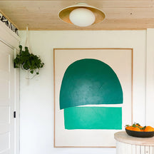 Cadence Flush Mount — Slim Ceiling Light with Soft Even Ambient Glow