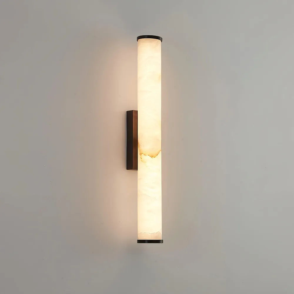 Callisto Vertical Alabaster LED Sconce | Sleek LED Accent for Modern Interiors