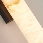 Callisto Vertical Alabaster LED Sconce | Sleek LED Accent for Modern Interiors - View 5