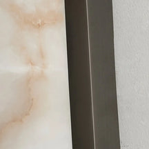 Callisto Vertical Alabaster LED Sconce | Sleek LED Accent for Modern Interiors - View 6