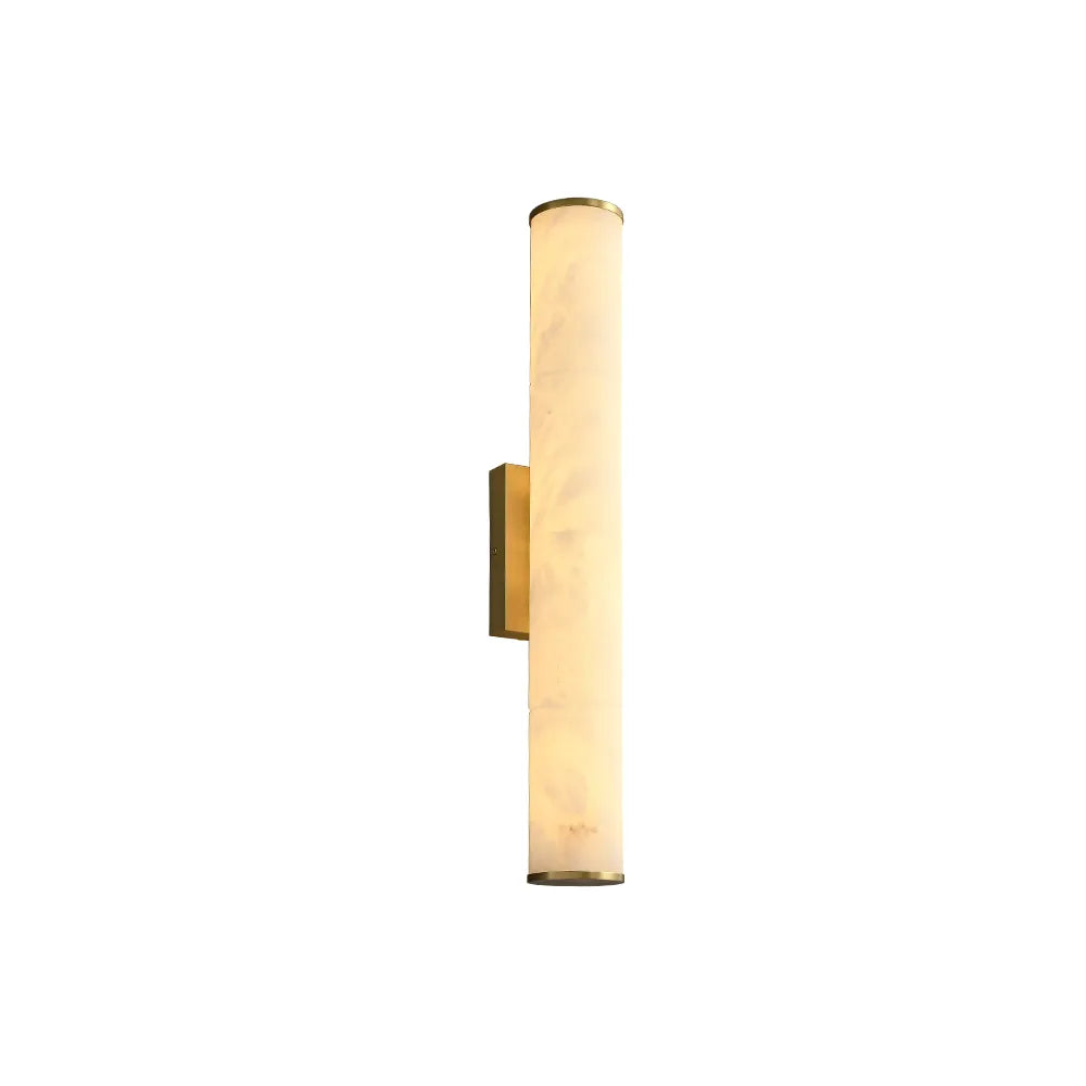 Callisto Vertical Alabaster LED Sconce | Sleek LED Accent for Modern Interiors - View 10