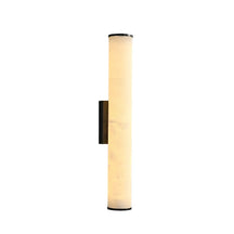 Callisto Vertical Alabaster LED Sconce | Sleek LED Accent for Modern Interiors - View 11