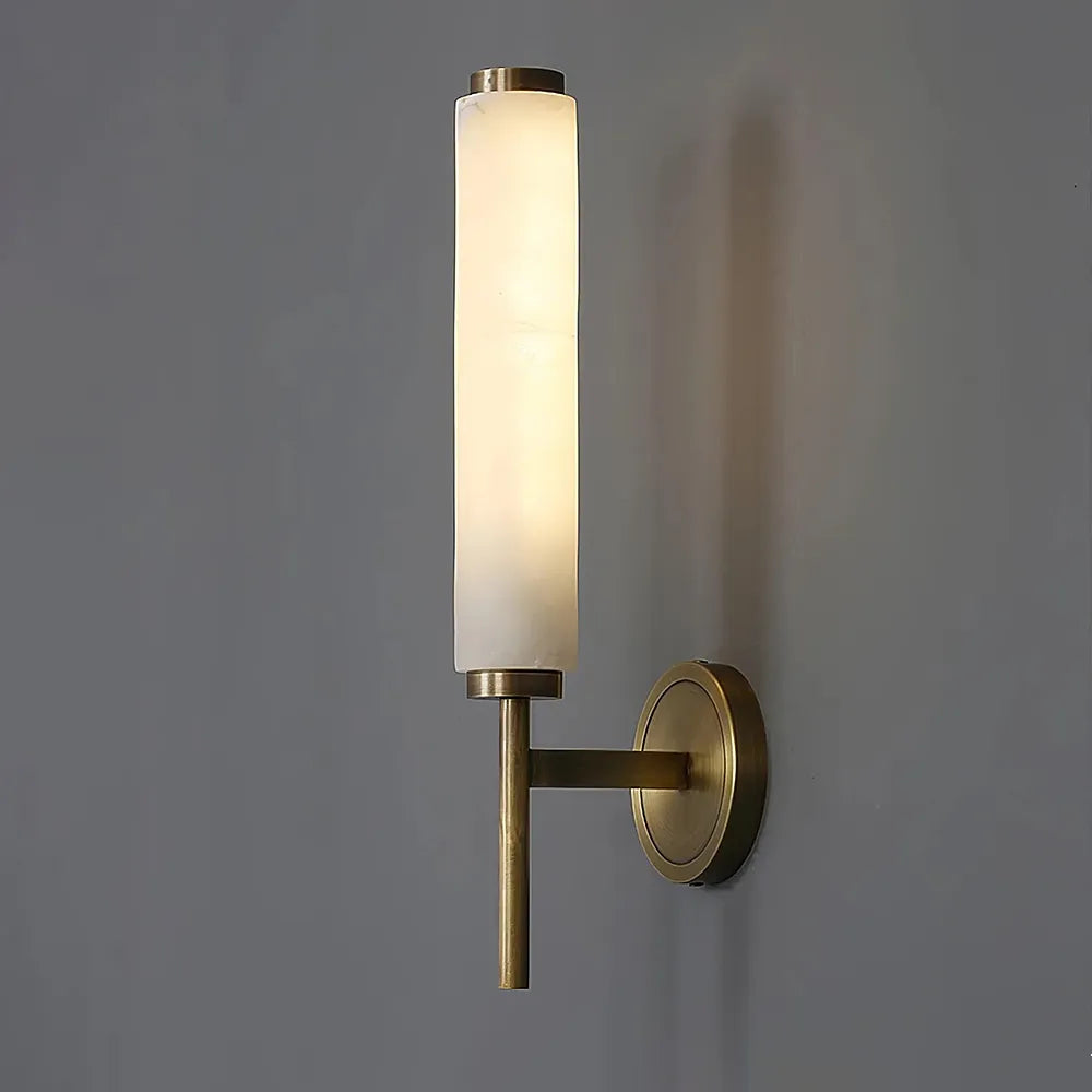 Candle Alabaster Sconce | Warm Ambient Lighting for Elegant Interiors