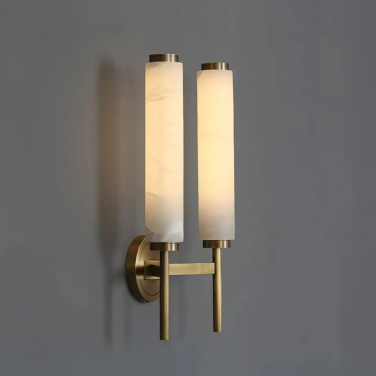 Candle Alabaster Sconce | Warm Ambient Lighting for Elegant Interiors - View 8