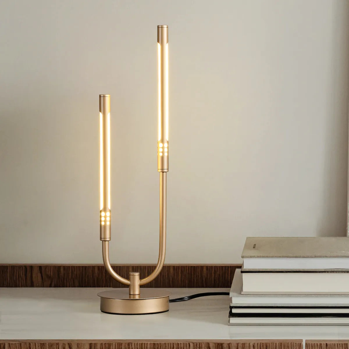 gold finish lamp