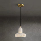 carrara alabaster pendant lamp