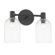 Cassio Vanity Sconce — Clear Glass Cloche – view 5