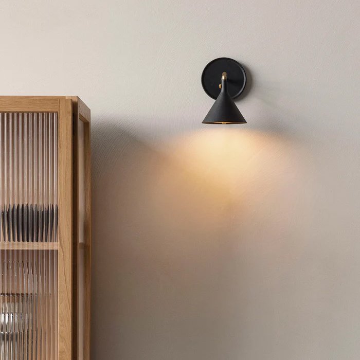modern cast sconce