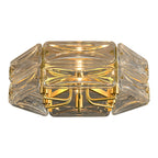 clear glass hexagon lights