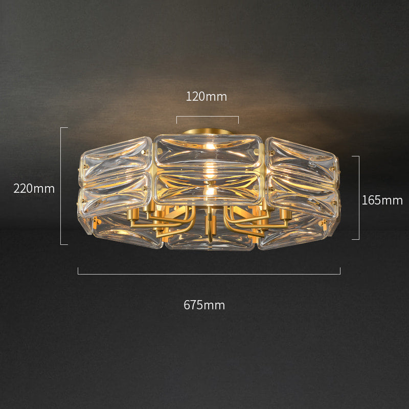 nordic brass ceiling lights